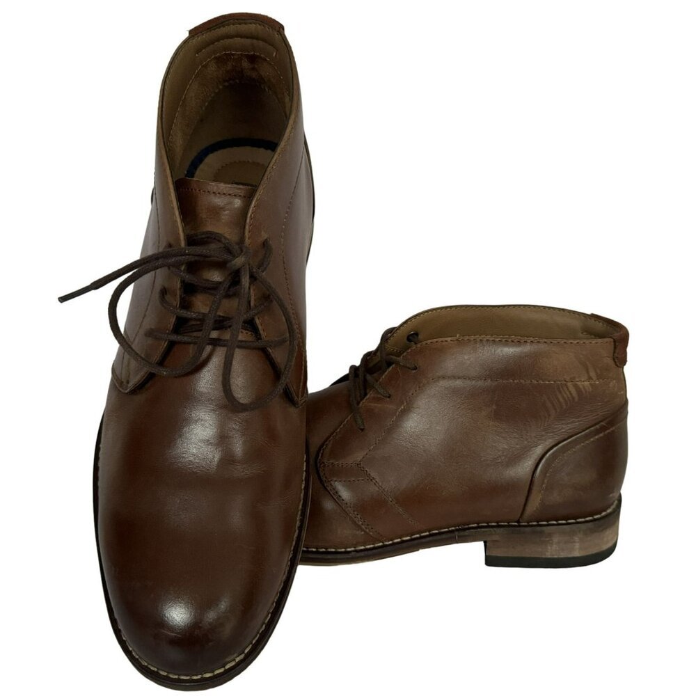 Aston Gray Collection Mens Leather Ranni Chukka Boots Sz 10 Classic Styling